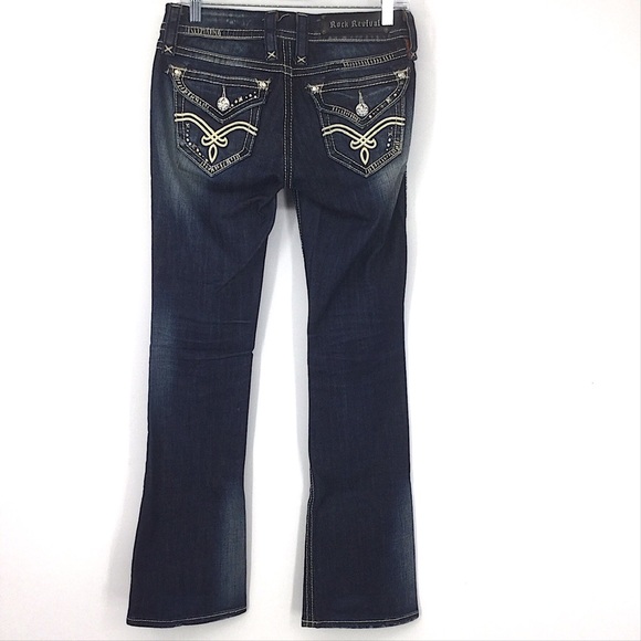 Rock Revival Denim - Rock Revival Elaina Boot Cut Blue Jeans 25